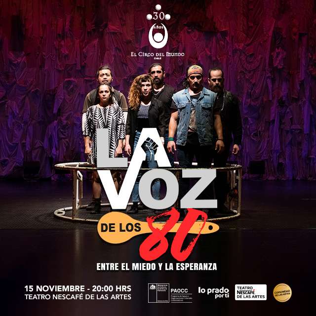 El Circo Del Mundo - La Voz De Los 80 en Teatro NESCAFÉ de las Artes