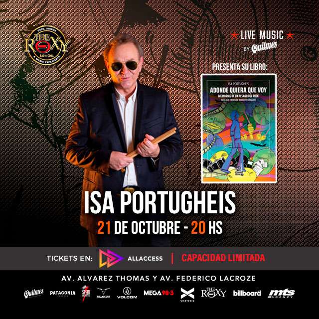 ISA PORTUGHEIS Presenta su libro "ADONDE QUIERA QUE VOY" en The Roxy Bar & Grill
