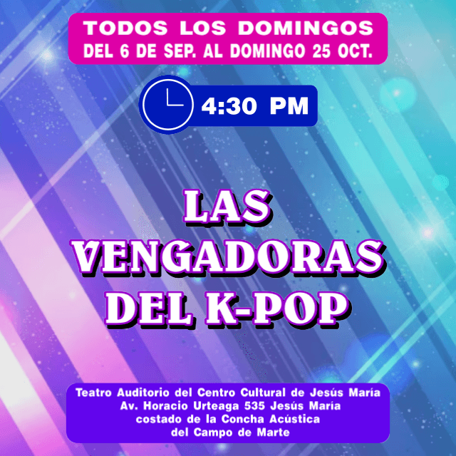 Las Vengadoras Del K-Pop (Temporada Setiembre Y Octubre)