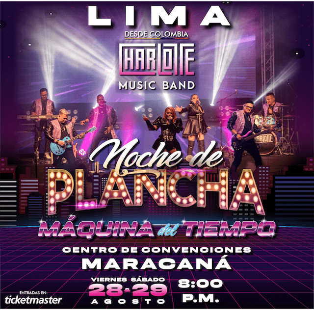 Noche de Plancha - Máquina del Tiempo en Centro de Convenciones Maracana