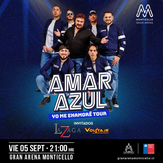 Amar Azul - Yo Me Enamore Tour en Gran Arena Monticello
