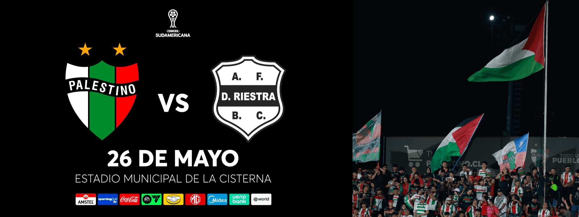 Club Deportivo Palestino vs Deportivo Riestra - Estacionamientos