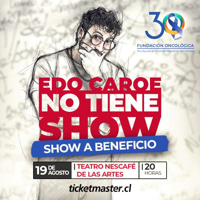 Edo Caroe En Vivo - Show a Beneficio en Teatro NESCAFÉ de las Artes