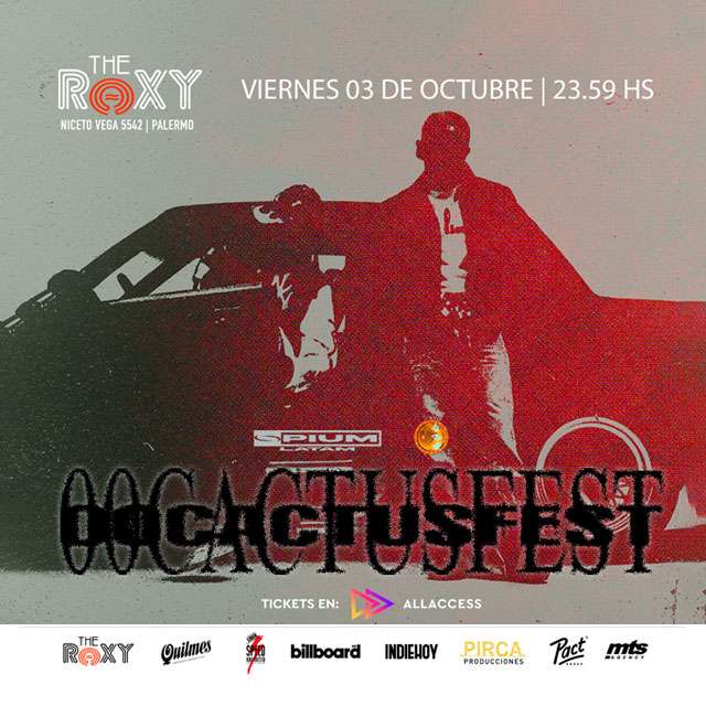 CACTUS FEST - 3 de Octubre 2025