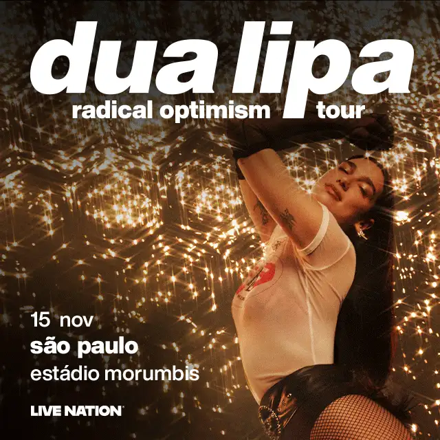 Dua Lipa em São Paulo