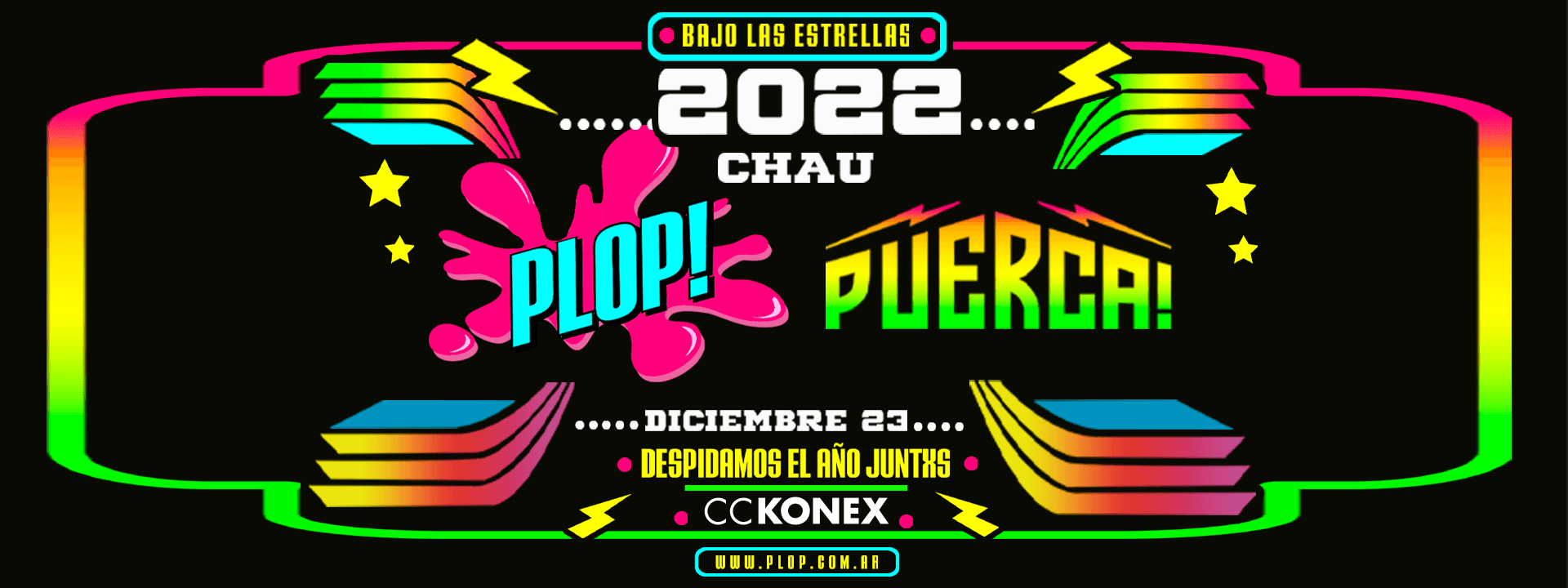 Plop & Puerca despiden el año en Konex