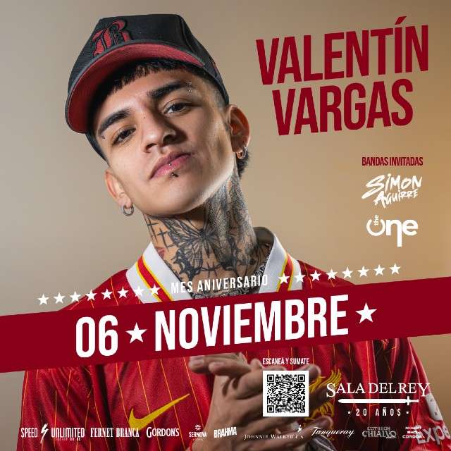 Valentin Vargas - Jueves 6 de Noviembre - 23:59hs