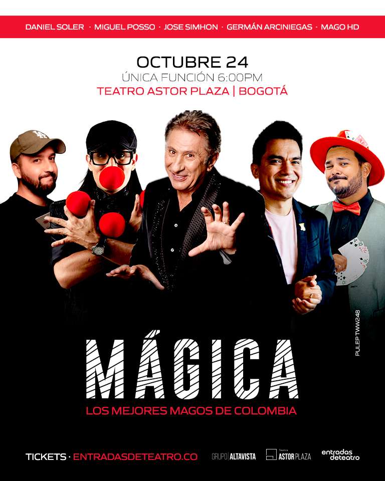 MÁGICA, LOS MEJORES MAGOS DE COLOMBIA