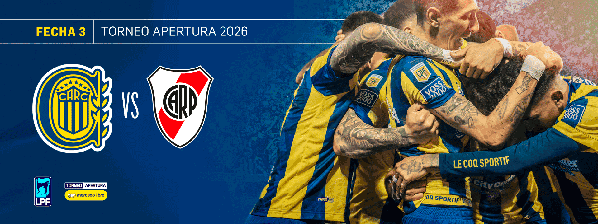 Rosario Central vs. River Plate - Torneo Mercado Libre Apertura 2026 - FECHA 3
