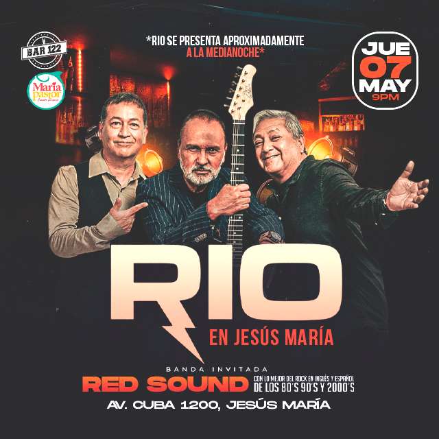 RÍO en Jesús María - 07 Mayo en BAR 122