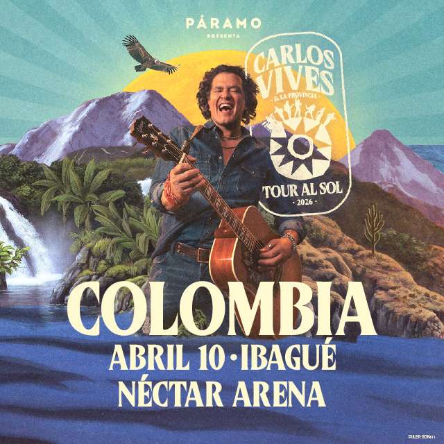 Imagem da fonte — Carlos Vives | Ibague