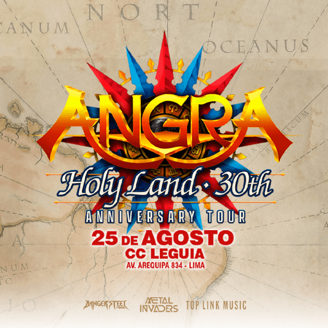 Angra en Lima 2026 - 30 Aniversario de Holy Land - Martes 25 de Agosto - 08:00pm
