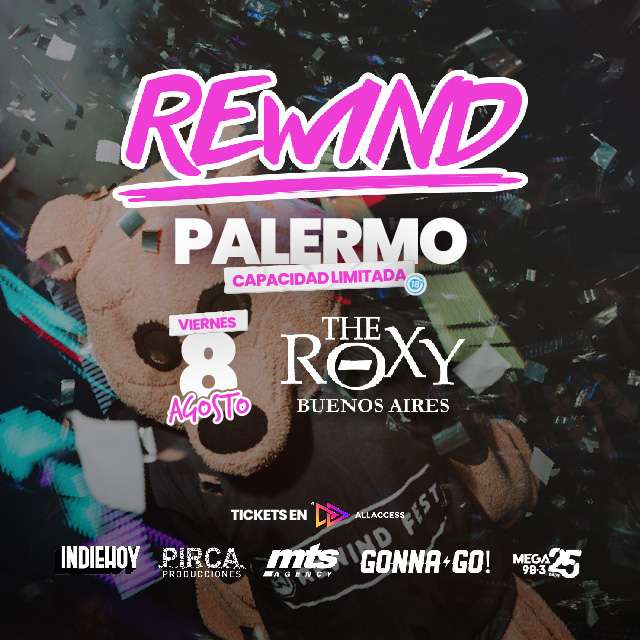 REWIND FEST PALERMO - THE ROXY LIVE en The Roxy Live