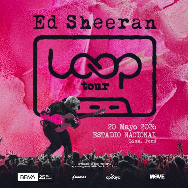 Ed Sheeran - Loop Tour en Estadio Nacional -Lima - Peru
