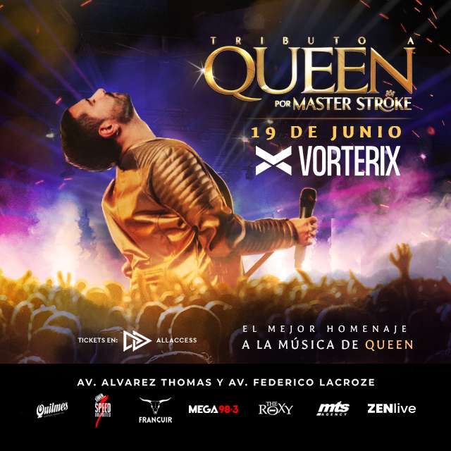 QUEEN POR MASTER STROKE en Teatro Vorterix