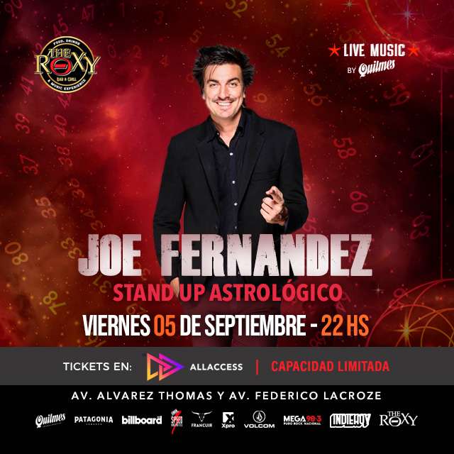 JOE FERNANDEZ - STAND UP ASTROLOGICO - 05 de septiembre