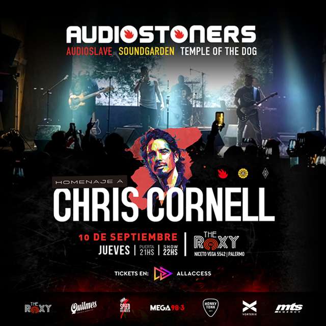 AUDIOSTONERS - HOMENAJE A CHRIS CORNELL - Jueves 10 de Septiembre 2026