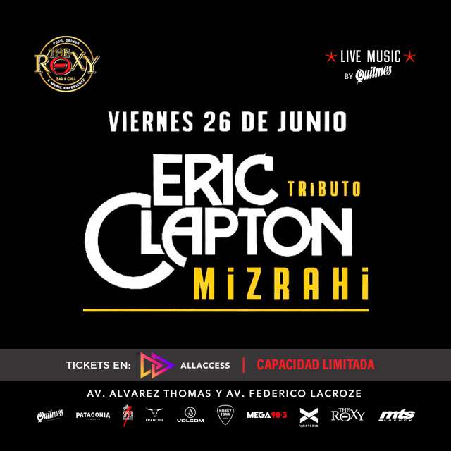 CLAPTON X MIZRAHI - Viernes 26 de Junio 2026