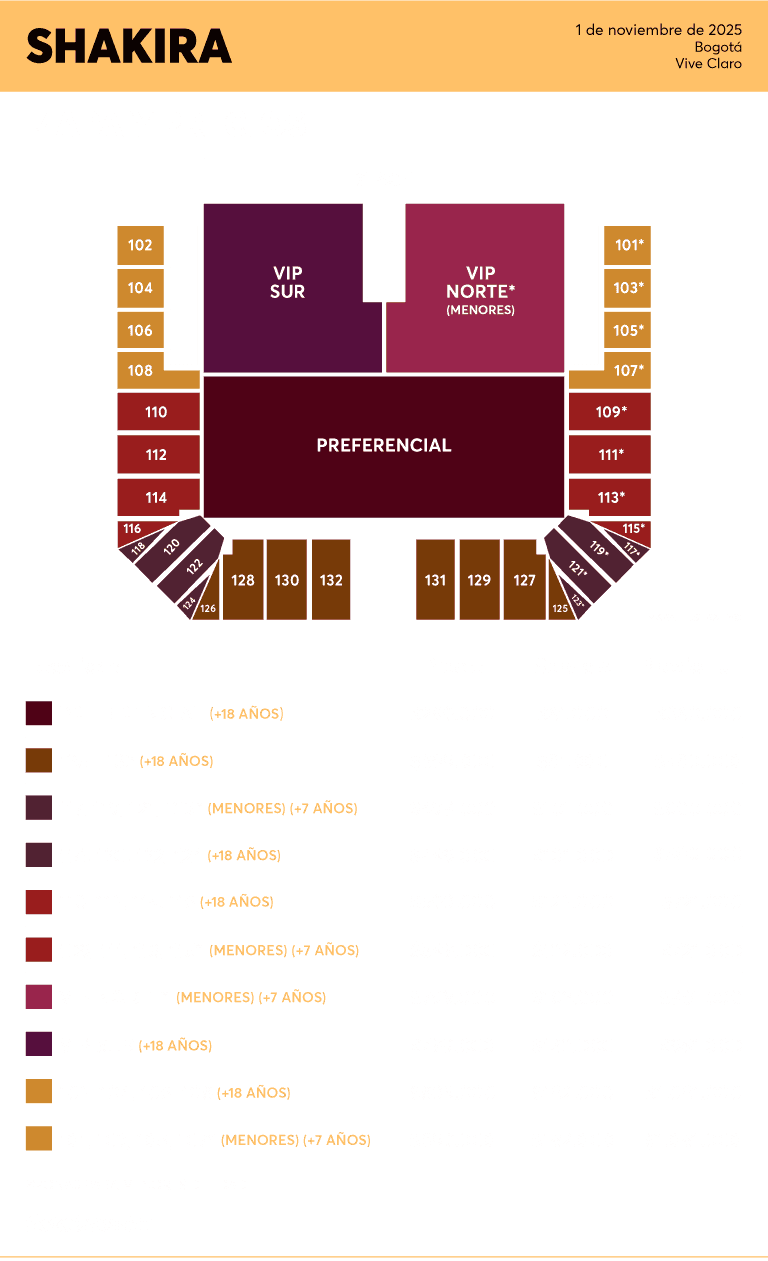 Mapa y precios