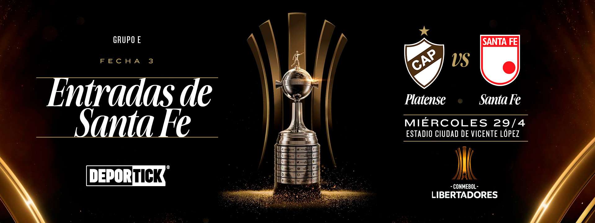 PARCIALIDAD VISITANTE - Platense (ARG) vs. Independiente Santa Fe (COL)