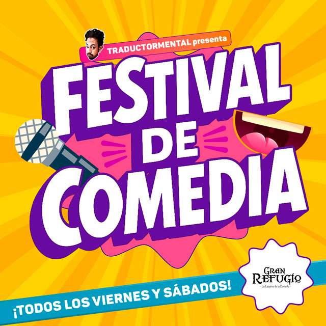Festival de Comedia en Gran Refugio Barrio Italia
