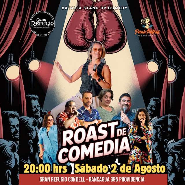 Roast de Comedia en Gran Refugio Barrio Italia