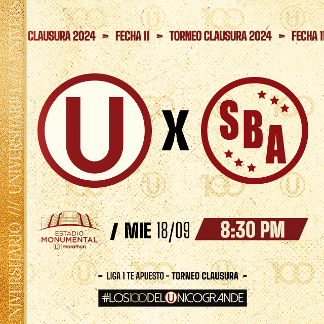 Universitario vs Sport Boys | Fecha 11 - Liga 1 Clausura 2024