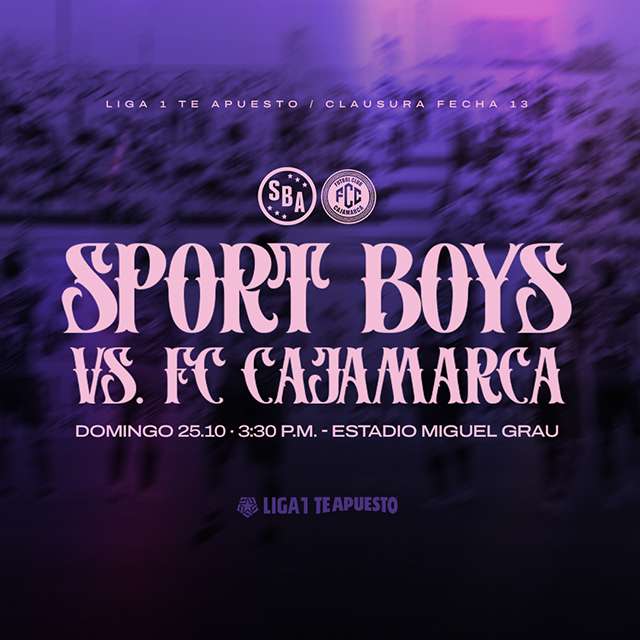 SBA vs FC Cajamarca - F13 Torneo Clausura