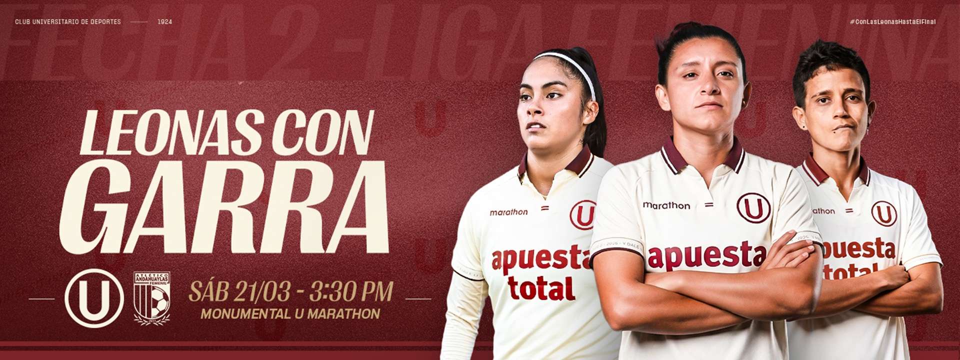 F2 - Universitario vs Andahuaylas - Torneo Apertura 2026 Femenino