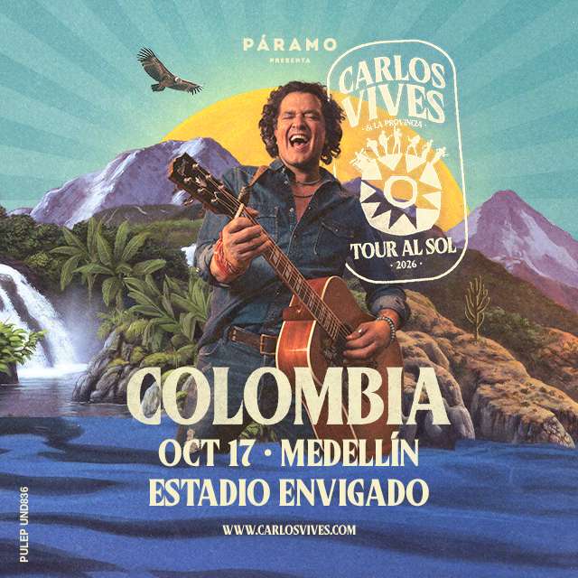 Carlos Vives | Medellin en Estadio Polideportivo Sur