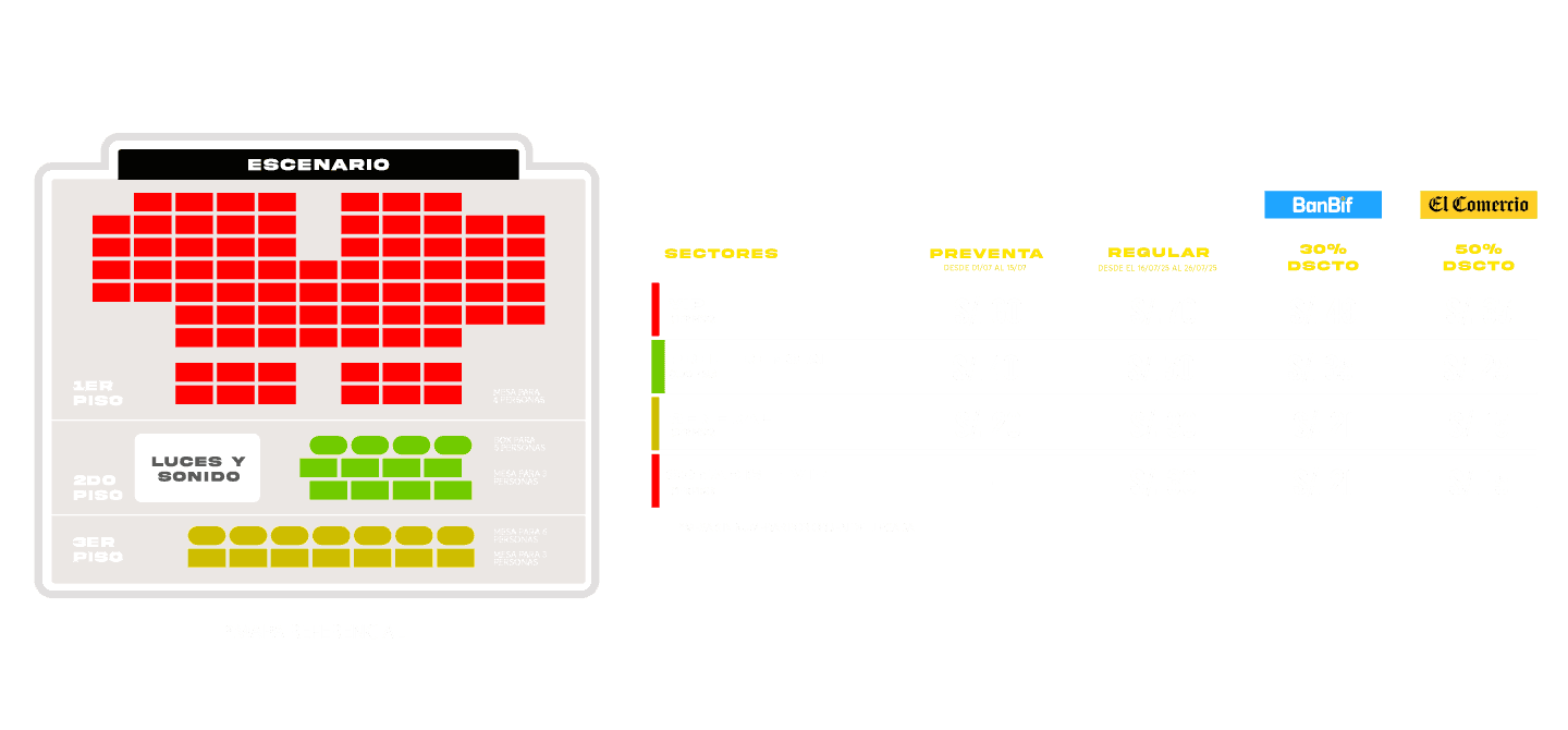 TABLA DE PRECIOS - image