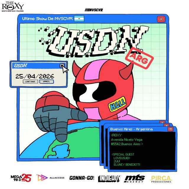 NVSCVR - ULTIMO SHOW DE NVSCVR BUENOS AIRES - 25 de Abril