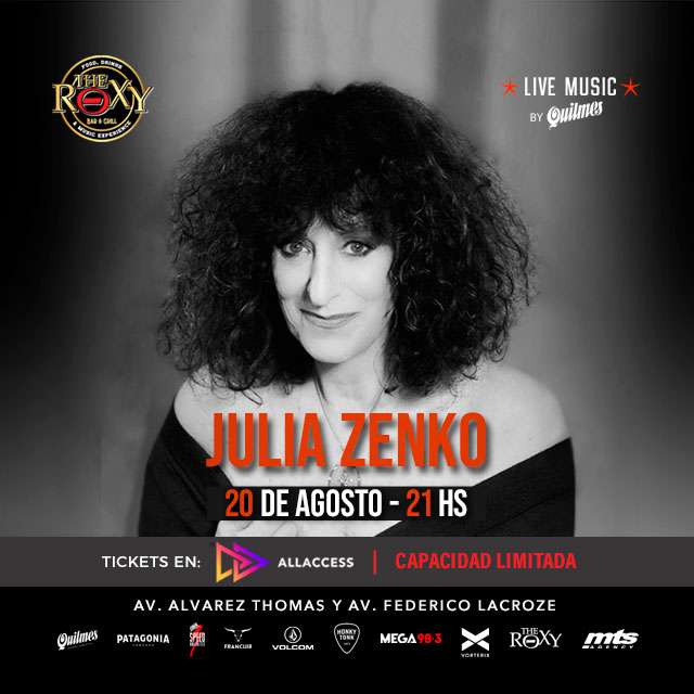 JULIA ZENKO – ENCUENTROS Y DESPEDIDAS - Jueves 20 Agosto 2026