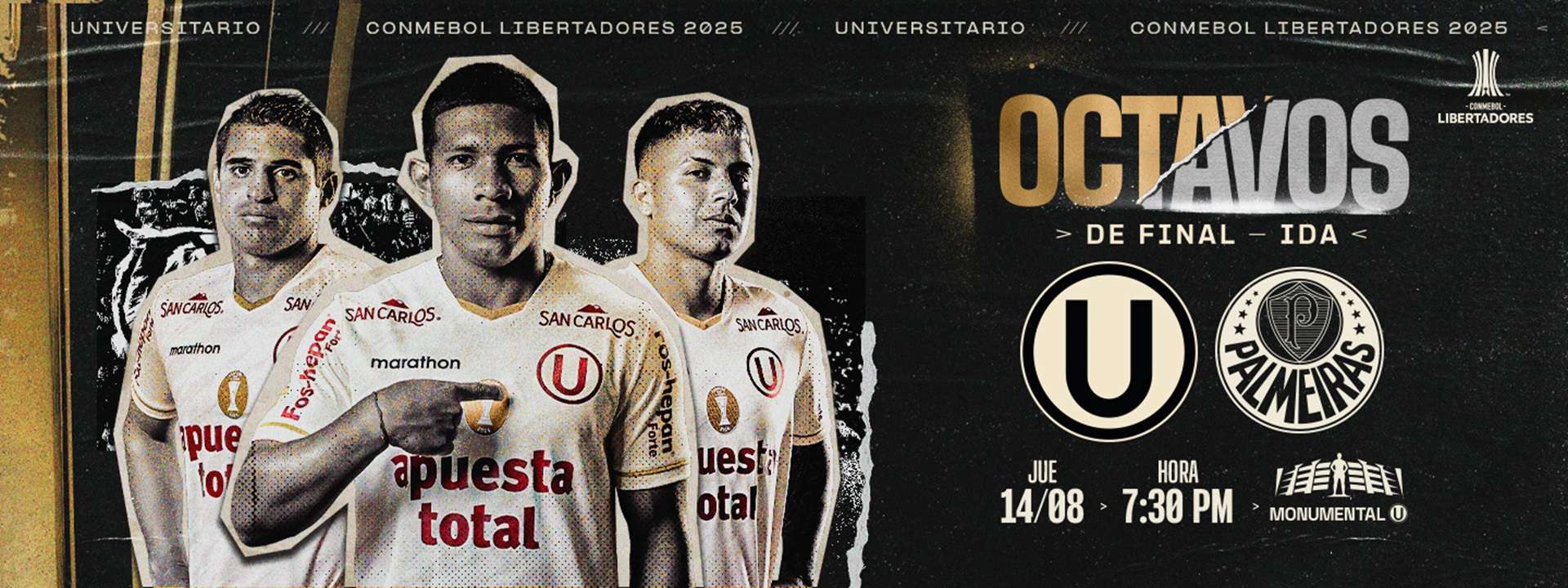 Universitario vs Palmeiras - Copa Libertadores 8vos de Final