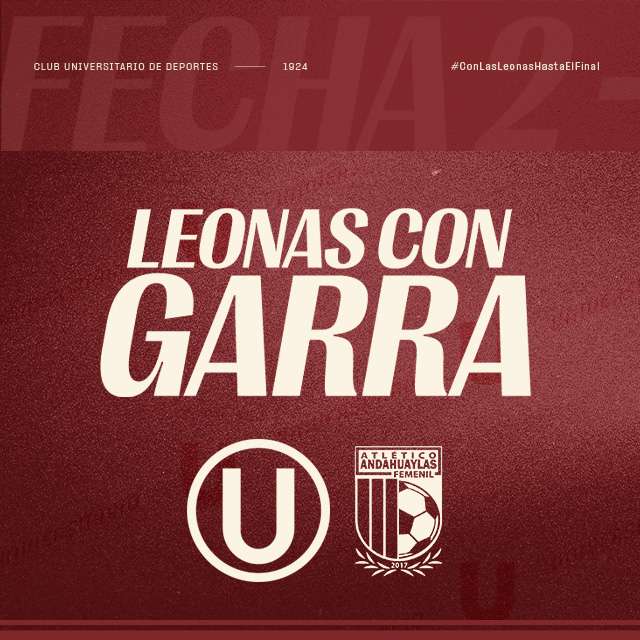 F2 - Universitario vs Andahuaylas - Torneo Apertura 2026 Femenino - Sábado 21 de Marzo - 03:30pm