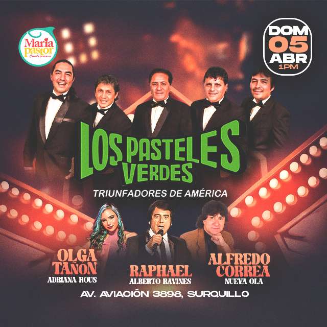 Los Pasteles Verdes - Abril 2026 en Maria Pastor - Aviación