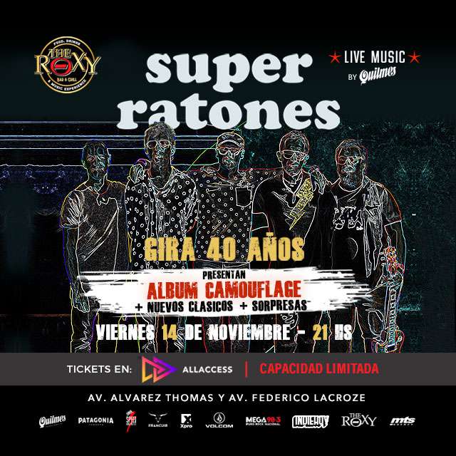 SUPER RATONES en The Roxy Bar & Grill