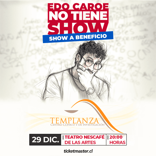 Edo Caroe No Tiene Show - Beneficio - 29 de Diciembre 2025