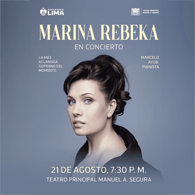 Concierto Marina Rebeka / Piano en Teatro Segura