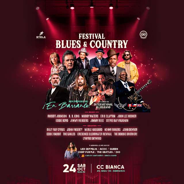 Festival Blues & Country en Centro de Convenciones Bianca