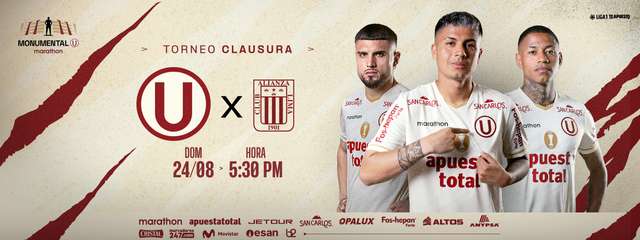 Universitario vs Alianza Lima | Fecha 7 - Liga 1 - Clausura 2025
