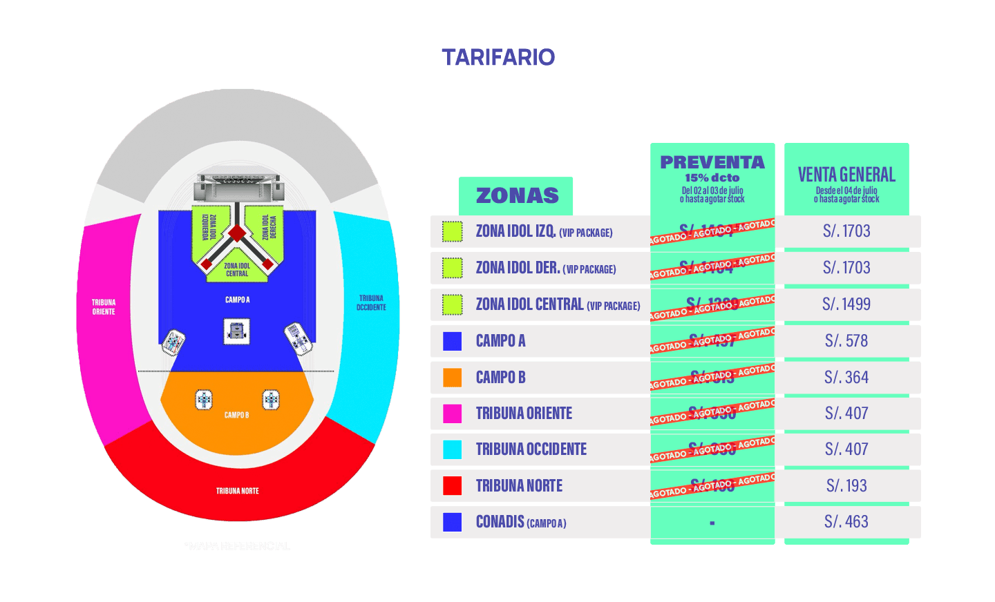 TARIFARIO