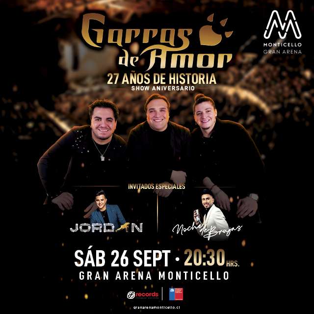 Garras de Amor - 27 Años de Historia - 26 de Septiembre 2026