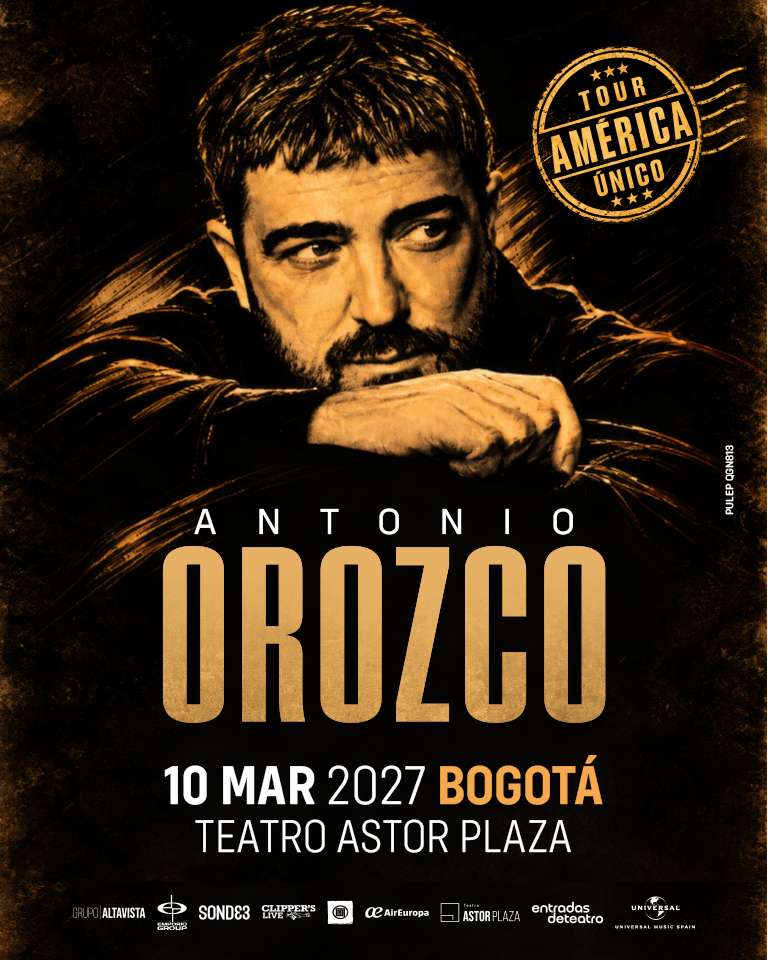 ANTONIO OROZCO TOUR AMÉRCIA ÚNICO
