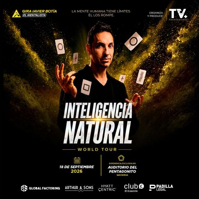Gira Javier Botía El Mentalista Inteligencia Natural World Tour