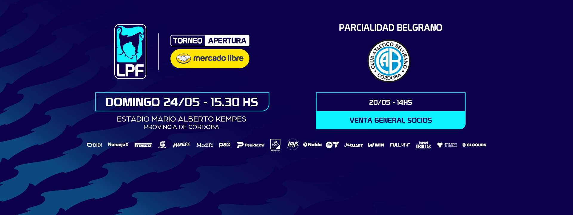 RIVER PLATE vs. BELGRANO - Final Torneo Apertura Mercado Libre 2026