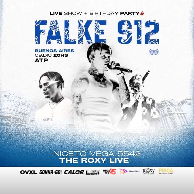 FALKE 912 - SHOW EN BUENOS AIRES - 9 de Diciembre