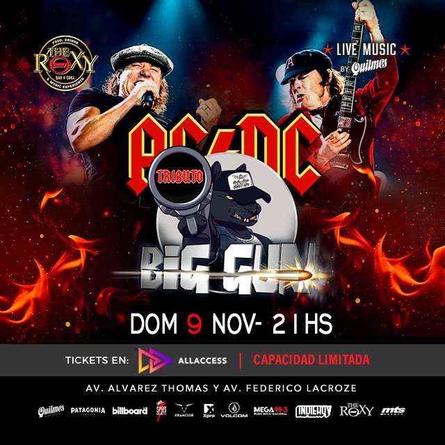 BIG GUN POR PRIMERA VEZ THE ROXY BAR & GRILL en The Roxy Bar & Grill