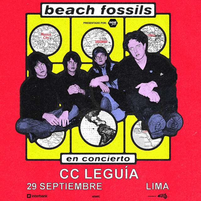 Indiegentes presenta: Beach Fossils en Lima - Martes 29 de Setiembre - 09:00pm