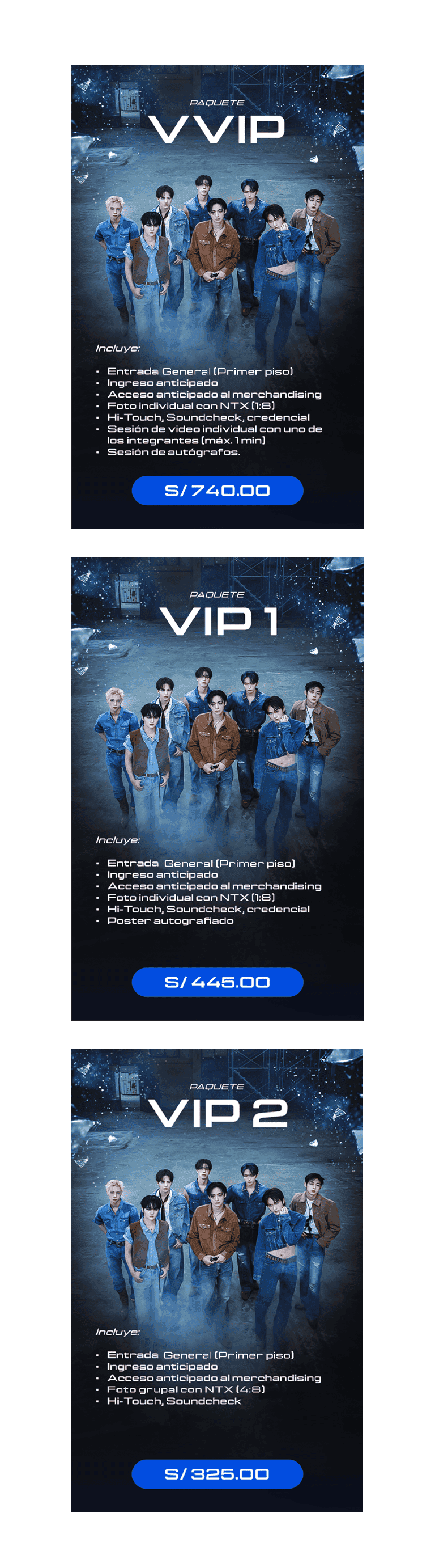 PAQUETES VIP